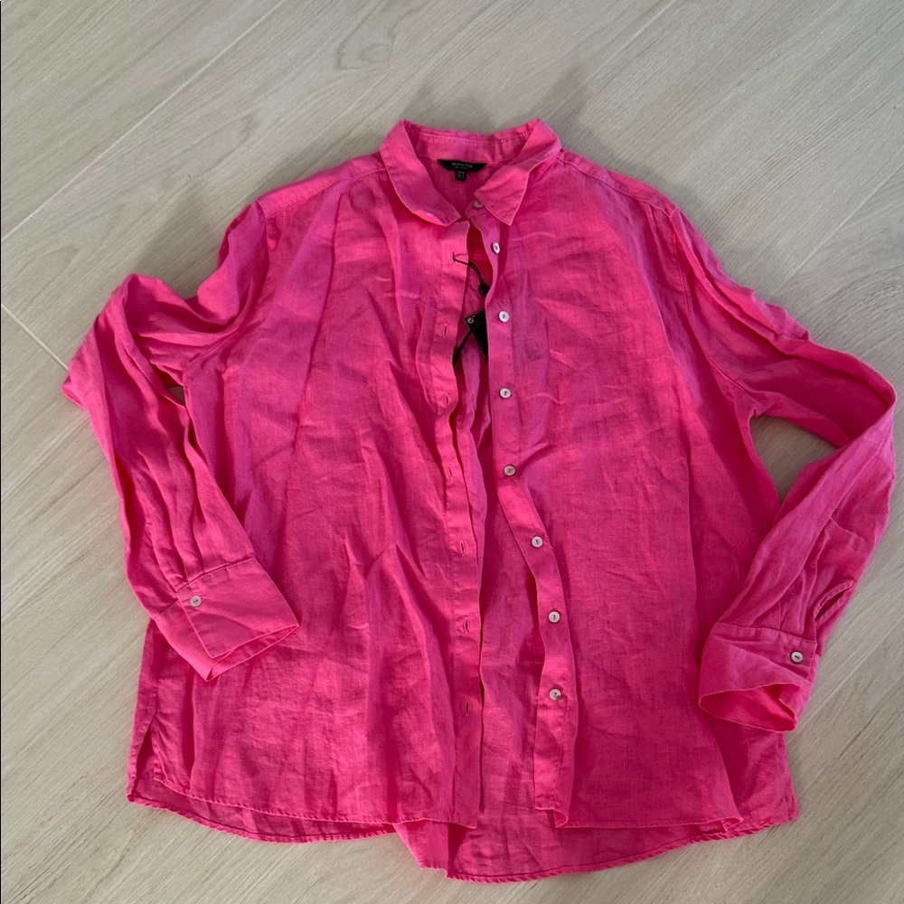 Massimo Dutty linen Button-Up Shirt
